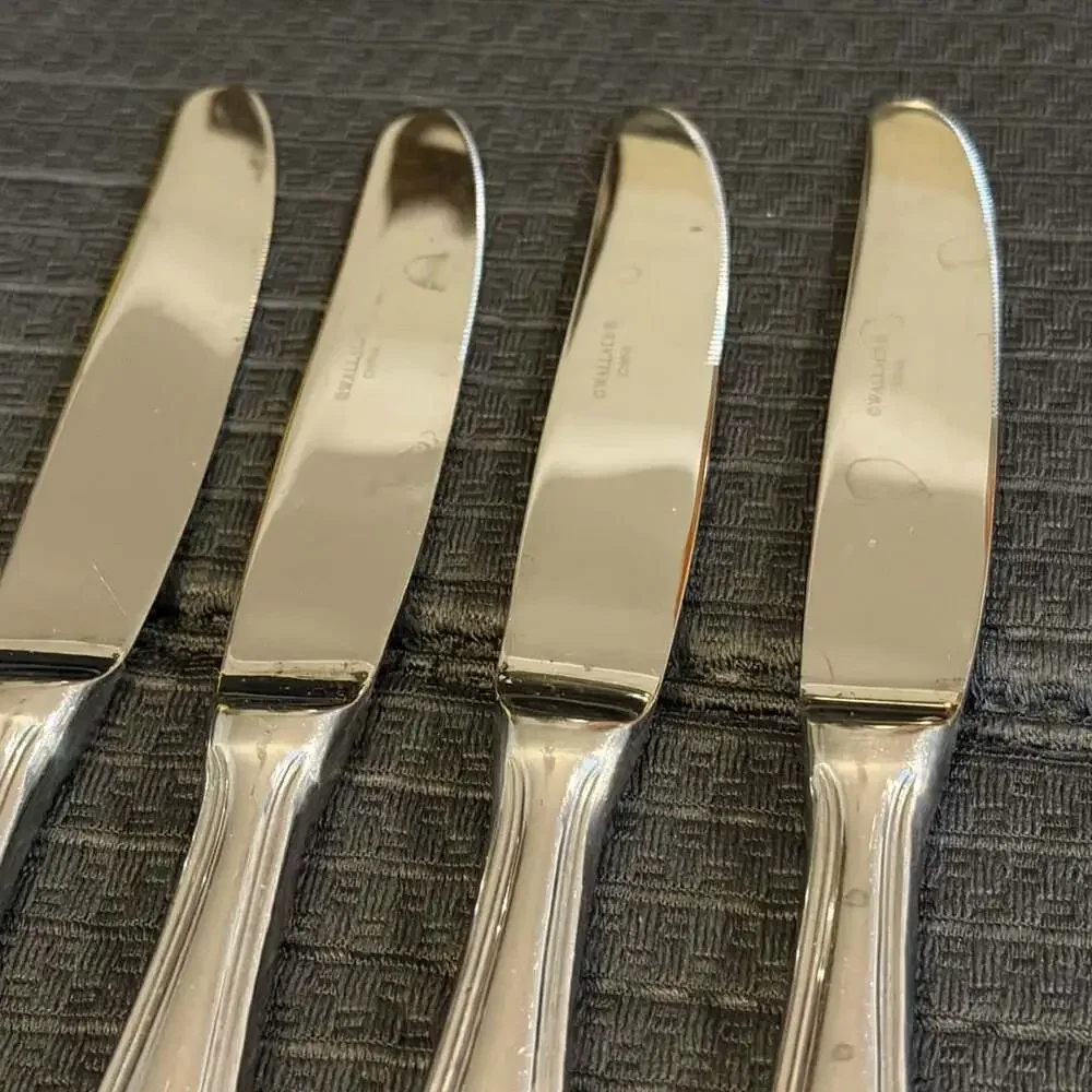 Wallace Royal Thread Stainless Dinner Knives Set of 4